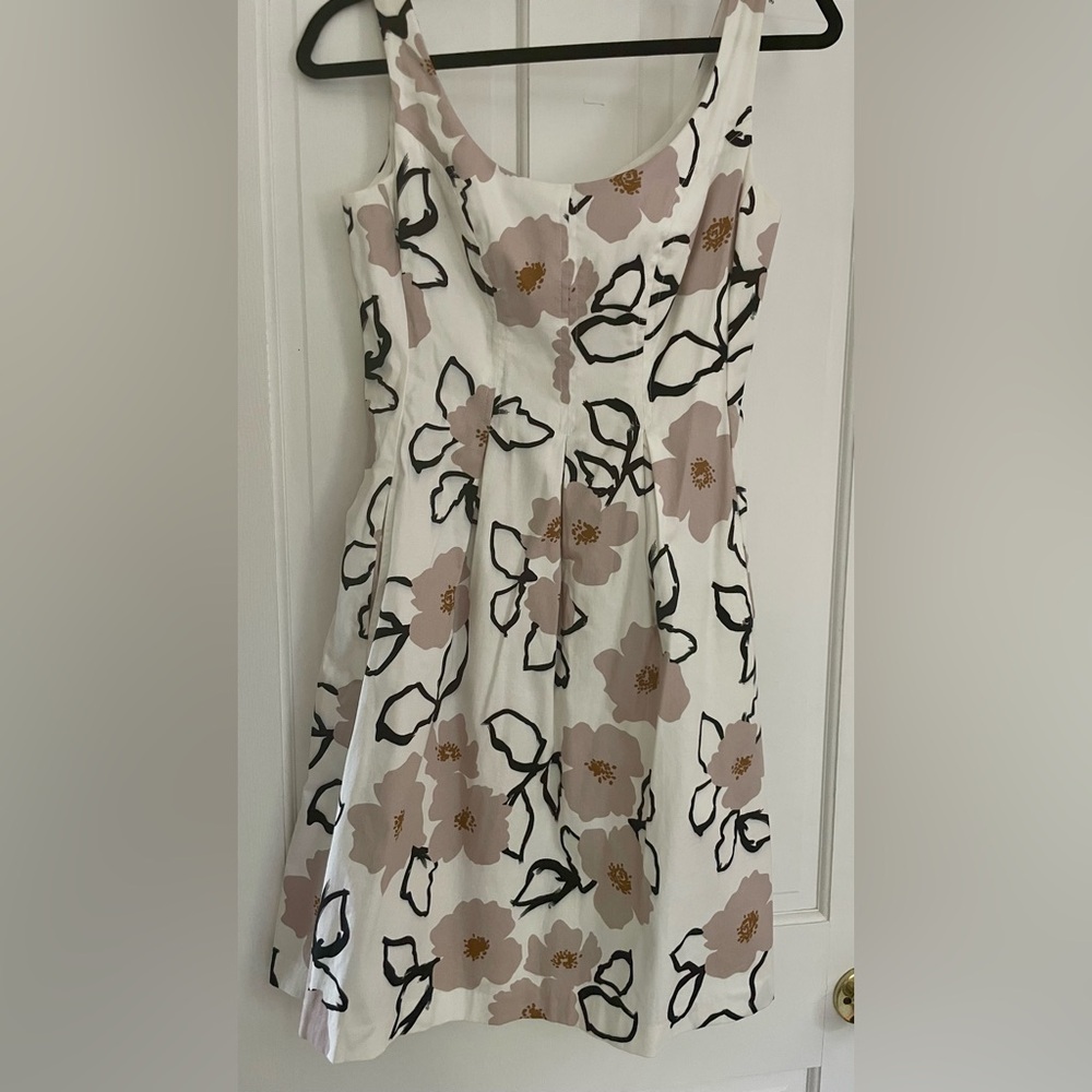 Nine West Pink and White Sleeveless Sundress